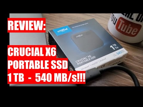 Review: Crucial X6 1TB Portable SSD - Tiny Drive, Fast transfers (Up to 540 MB/S)