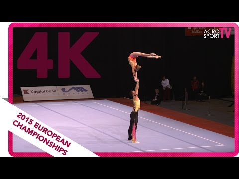 Beliakou, Melnik - Belarus - Mixed pair - Senior balance final - European Championship 2015