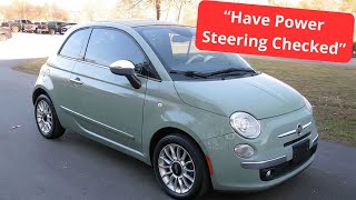 “Have power steering checked” warning in Fiat vehicles