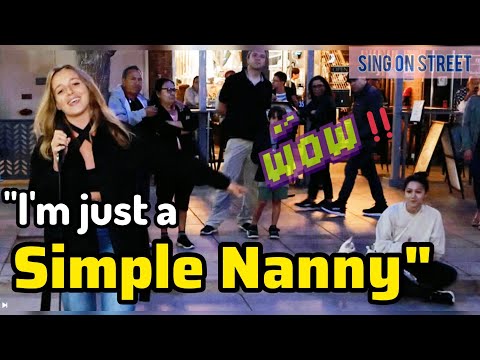 💘This Nanny Lady Sings like a Professional Singer🔥Walk Up Singer in Public💯Tina Turner - The Best