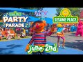 Sesame Street Party Parade June 2nd 92 F Performance Sesame Place