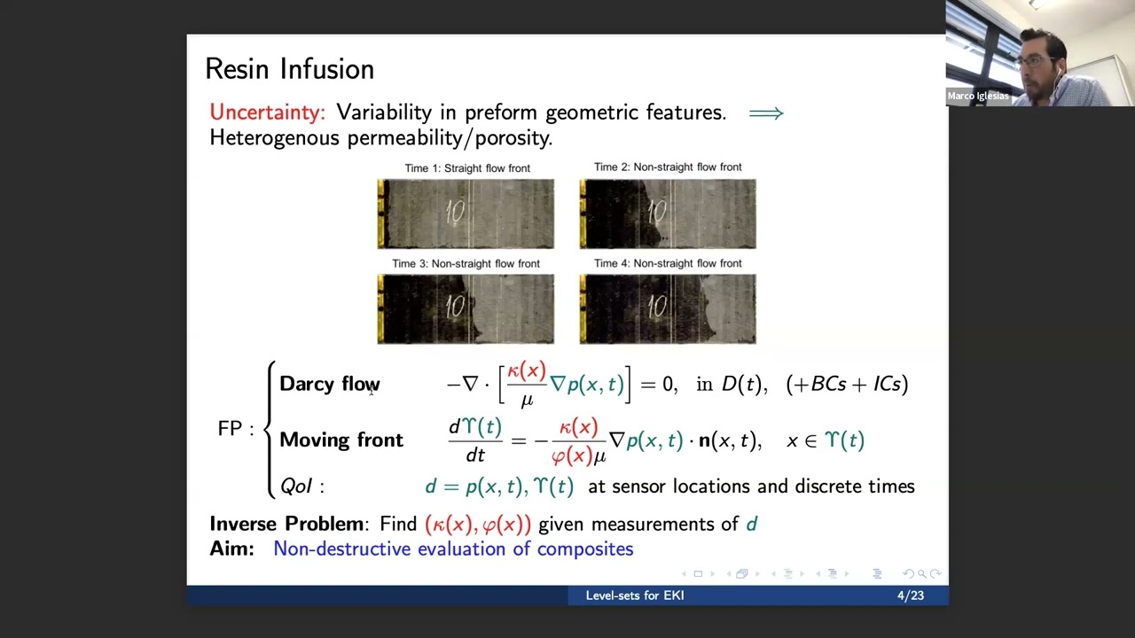 Marco Iglesias, Level-Set Parameterisations for Ensemble Kalman Inversion