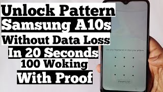 🔴 Live Proof | Unlock Samsung A10s Pattern Lock | Unlock Android Phone Without Data Loss