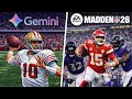 I Forced Gemini To Recreate Madden 26 Within 2 Hours