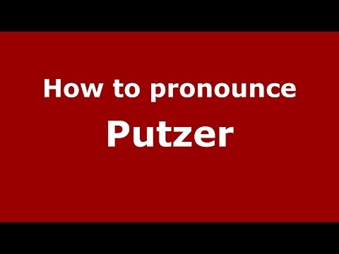 How to pronounce Putzer (Italian/Italy)  - PronounceNames.com