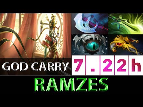 RAMZES [Naga Siren] EU Ranked 900 GPM God Carry ► Dota 2 7.22h