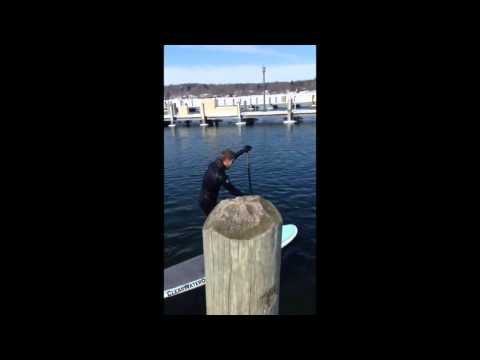 SUP Freeze on Lake Geneva