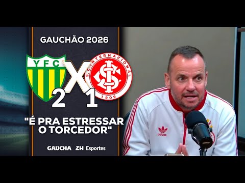 VAGUINHA DESABAFA SOBRE DERROTA EM ERECHIM: "É UM ESCÂNDALO" | YPIRANGA 2x1 INTER | 18/01/2026