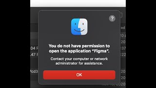 You do not have permission to open the application / MAC OS BIGsur / FIX
