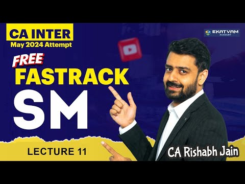 Lecture 11 | CA Inter Strategic Management Fastrack For May 2024 Exam | Chapter 5 | #cainter