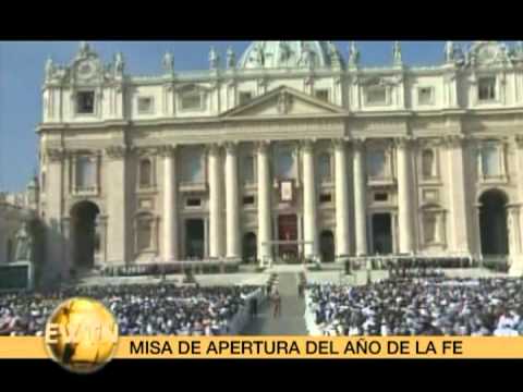 Misa de apertura del año de la fe