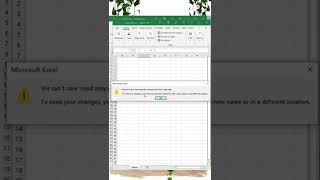 [Hottest!] How to Password Protect An Excel File but Allow Read-only🔥#shorts