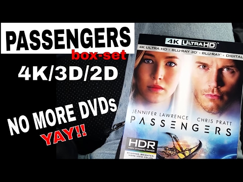 Passengers 4k/3d/2d bluray box set - unboxing