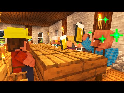 Taverne gekauft und eingerichtet! Die Dorfbewohner feiern! - Minecraft Tektopia Reloaded #11