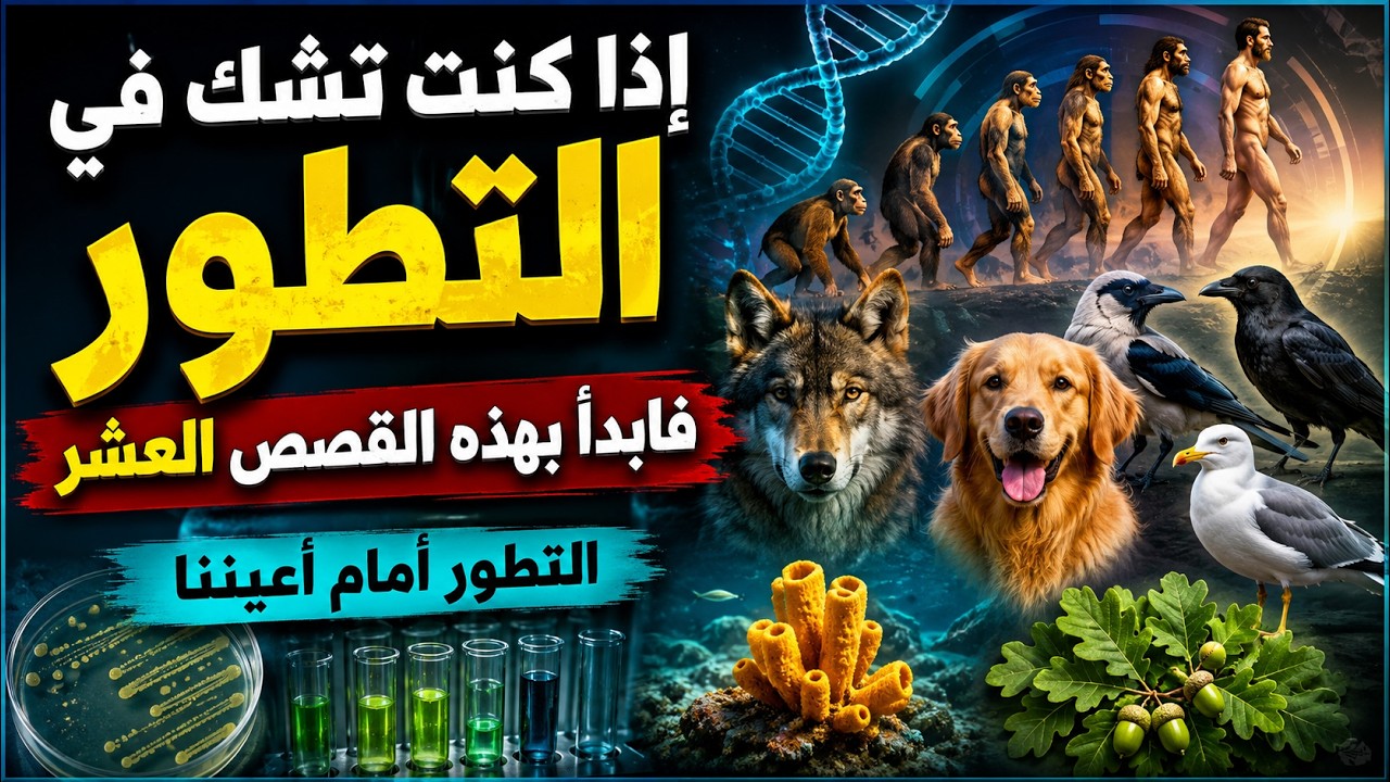 حلقة191 نظرية التطور | من الثعلب إلى البعوض ومن السمكة إلى الفراشة كيف شاهد الع
