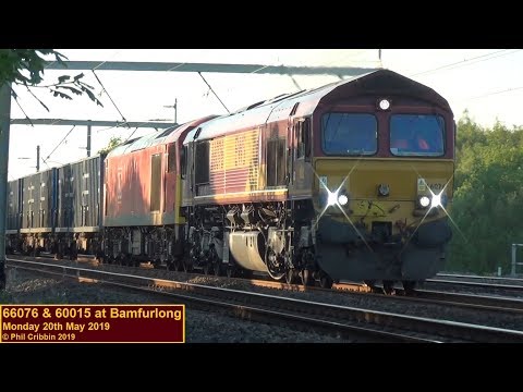 66076 & 60015 on The Binliner - 20th May 2019