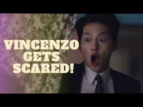 [ENG SUB] Vincenzo gets scared by ghost! Extremely funny scene