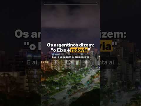 Brasil x Argentina: quem tem a avenida mais larga do mundo? #shorts