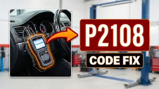 OBD Code p2108 Guide to Repair