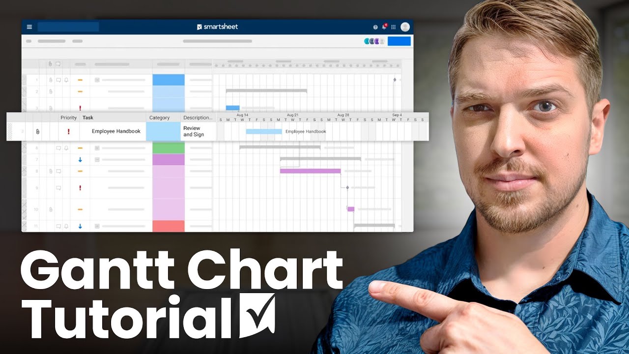 How to Create A Gantt Chart in Smartsheet (Easy Tutorial)