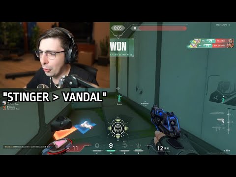 Shroud tries the NEW STINGER BUFF