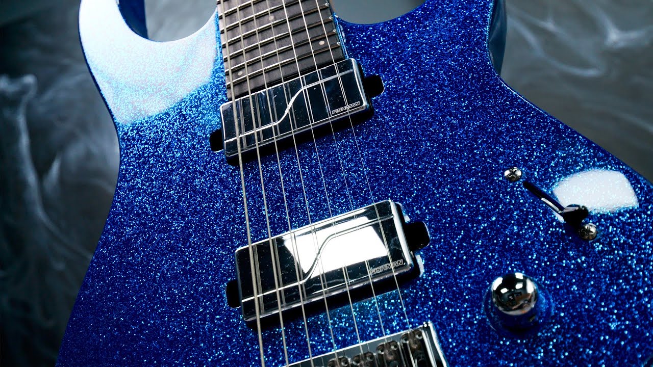 Solar SR1.7HABS 7-String Electric Guitar - Borealis Blue Sky Gloss