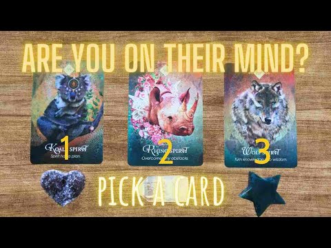 💕 ARE YOU ON THEIR MIND!? His / Her Thoughts of YOU Today / PICK A CARD LOVE TAROT