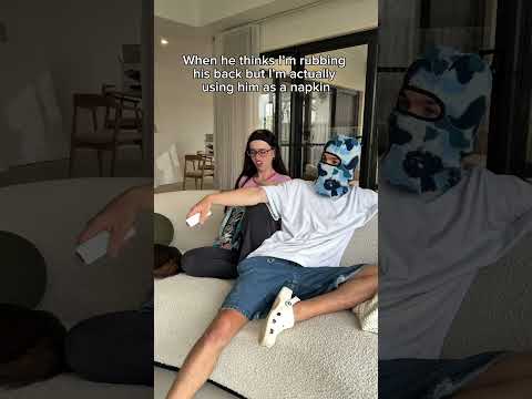 He didn’t have a clue 😂 #youtubeshorts #couple #funny