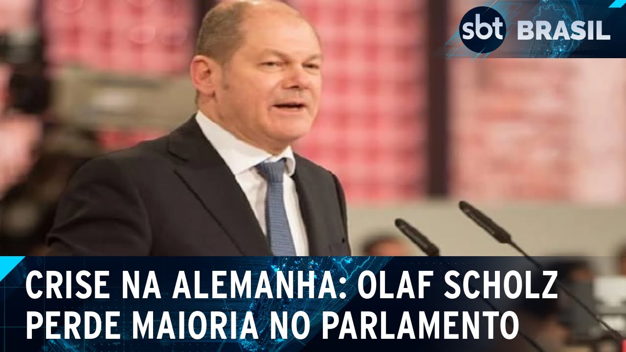 Chanceler da Alemanha perde voto de confiança no Parlamento | SBT Brasil (16/12/24)