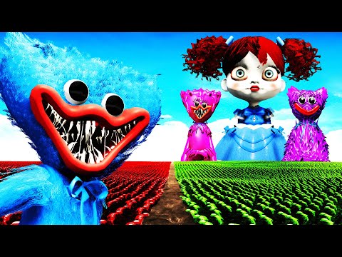 HUGGY WUGGY vs EVERY MONSTER (Poppy Playtime)
