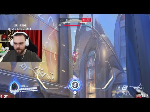 Overwatch Ana God mL7 Road To Rank 1 Spot -Insane Positioning-