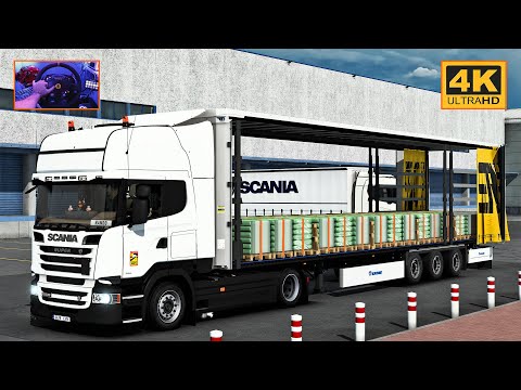 Scania R500 V8 in Promods | Murcia - Valletta | ETS2 Gameplay 4K + wheel cam