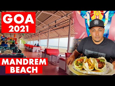 MANDREM BEACH - SANDBAR | RUSSIAN RESTARUANT | ASHWEM ROAD | GOA VLOG | FOOD VLOG | GOA 2021 |