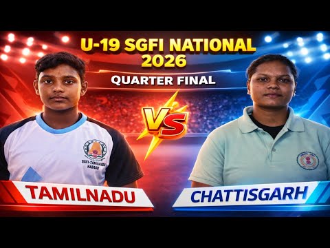 Tamil Nadu vs Chhattisgarh U-19 SGFI National 2026 | Quarter Final | Kabaddi Match