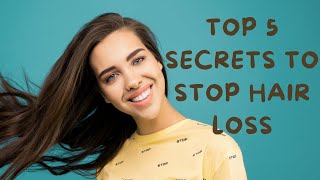 5 SECRETS for TREATING HAIR LOSS at Home | Science Reveals: Revitalize Regrowth Serum