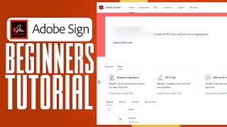 How To Use Adobe Sign For Beginners | Adobe Sign Tutorial 2024