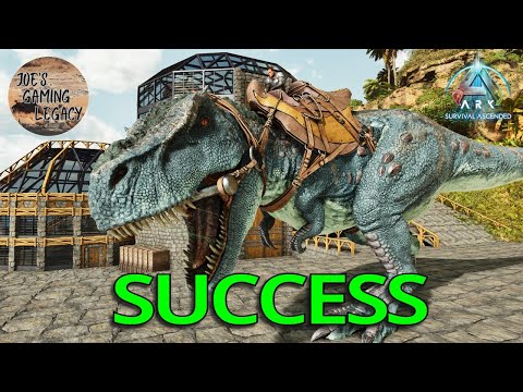 ARK Survival Ascended: Finally TAMED a near MAX level REX