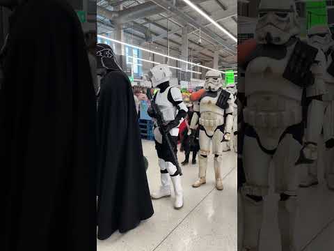 The Empire invade the Supermarket #starwars #darthvader #theempire #shorts