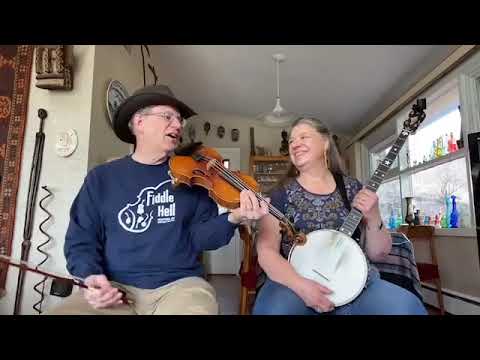 Fiddle Hell Online Jam #3: April 7 2020 Dave Reiner (fiddle, mando) & Cindy Eid (banjo, vocals)