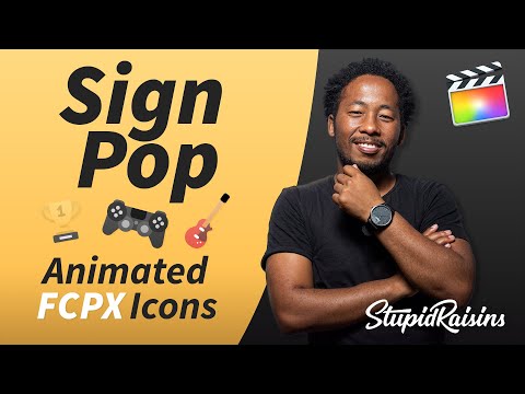 Sign Pop - 50 Free AWESOME Animated Icons for Final Cut Pro X