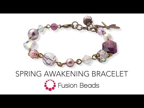 Watch how to make the Spring Awakening Bracelet by Fusion Beads