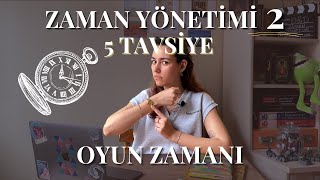 Zaman Yönetimi 2 | Oyun Zamanı İçin 5 Tavsiye | Game Master Rehberi