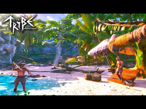 Tropical Island Survival | Tribe Primitive Builder Gameplay
