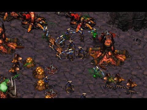 THE DROPS! Haran 🇰🇷 (Z) vs Hero 🇰🇷 (P) on Outsider - StarCraft - Brood War REMASTERED