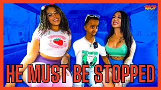 Baby Alien SMASHES Gem Jewels & Lacey Jayne On The Fan Bus