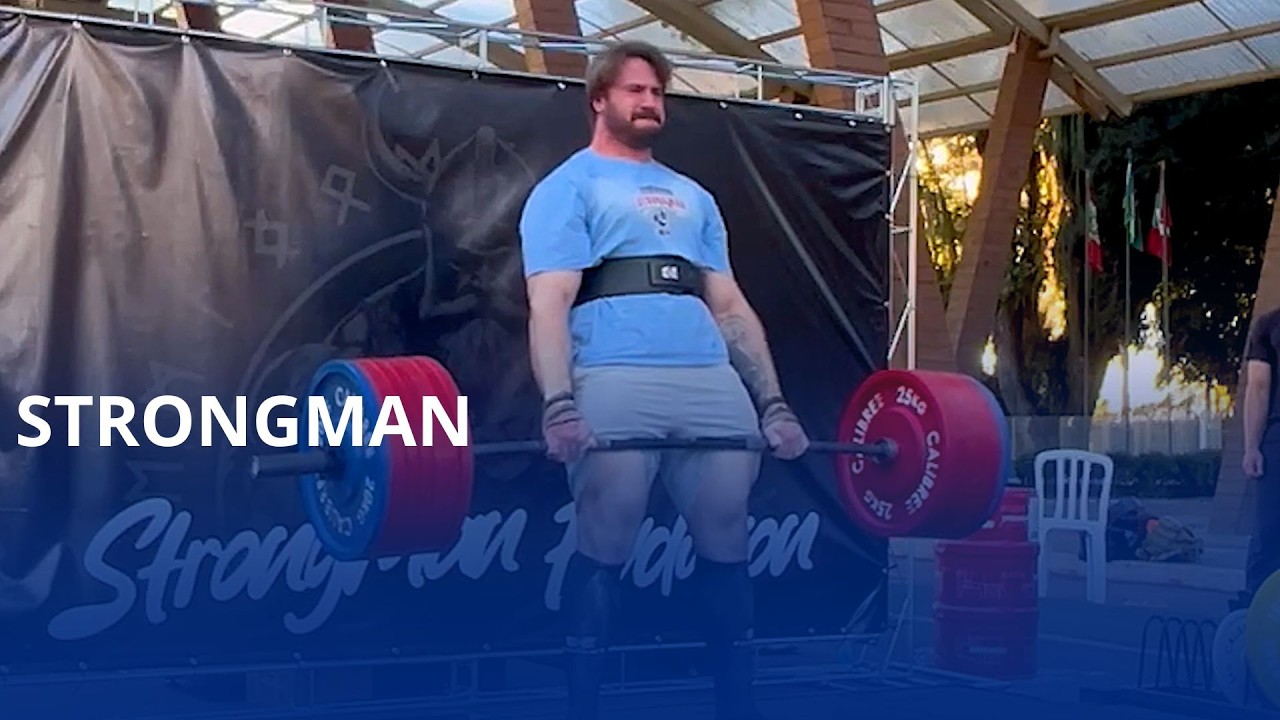 Strongman. Atleta de Rio do Sul conquista recorde em esporte ainda não tão popular no Alto Vale