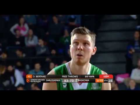 Dairis Bertans scores a career high 29 pts in the Euroleague