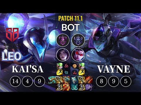 SB Leo Kai'Sa vs Vayne Bot - KR Patch 11.1