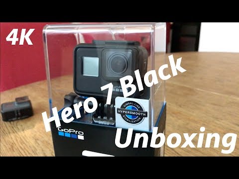 GoPro Hero 7 Black unboxing in 4K - quick comparison with Hero 5