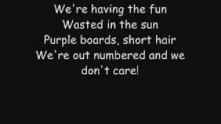 JFA - Beach Blanket Bongout (lyrics)